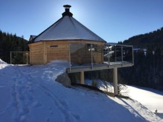 Grillhytte 16,5 m² med forlengelse