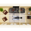 Moderne Bordeaux 18 m² - Bilde 7