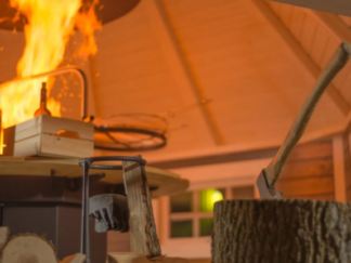 Åpen grillhytte 9m²