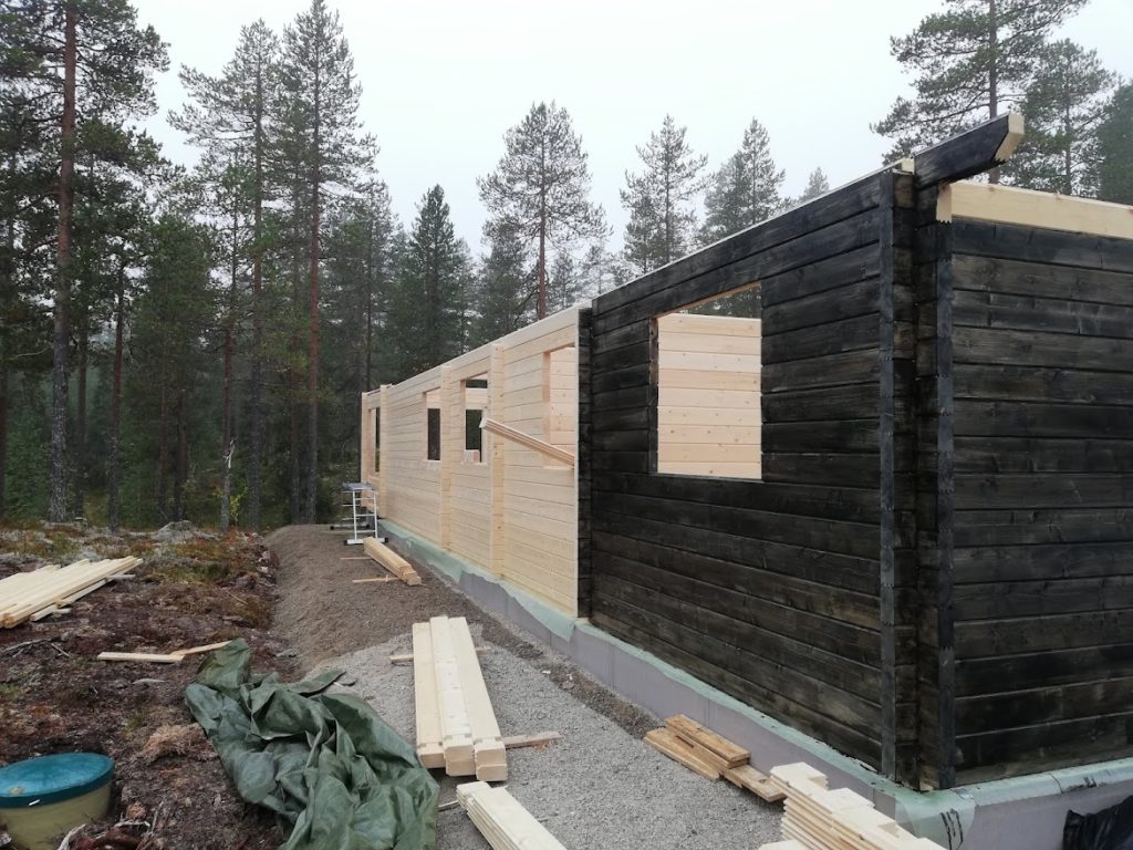 bygge hytte